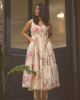 Gulabi Chanderi Dress