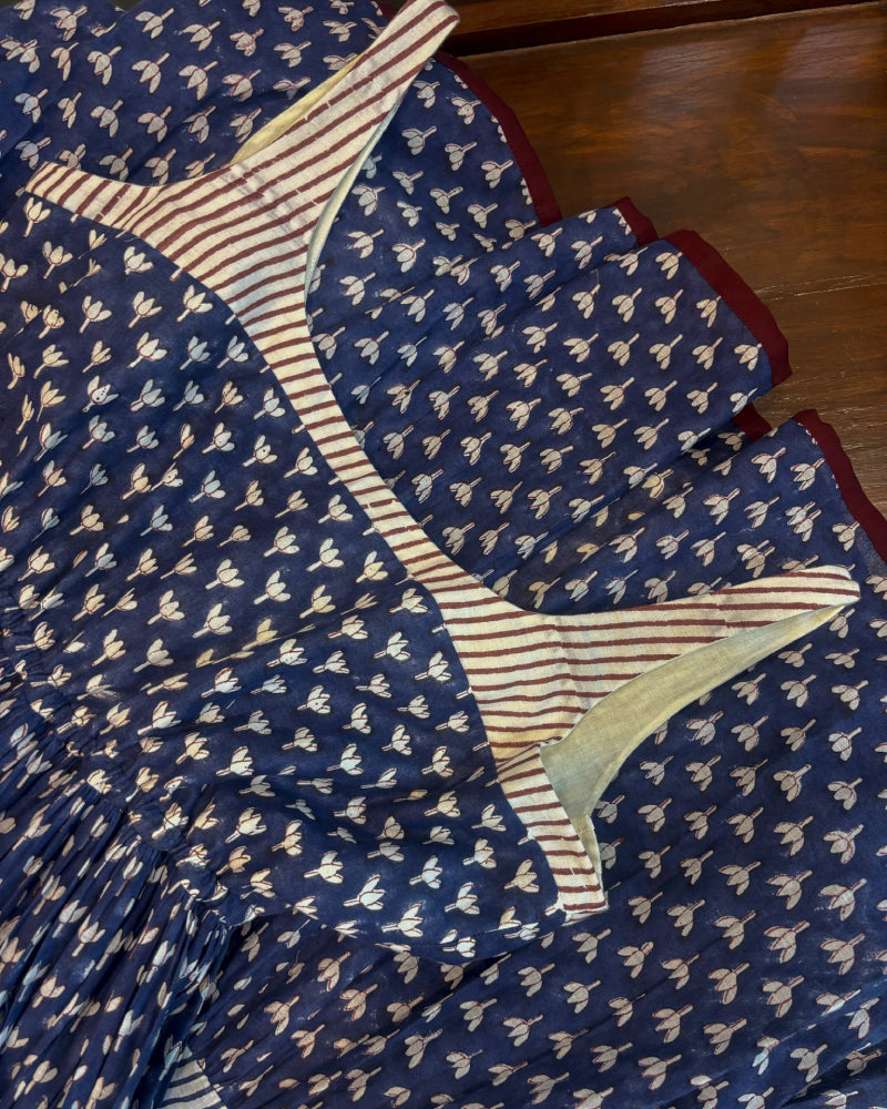 Malli Puvvu Indigo Dress