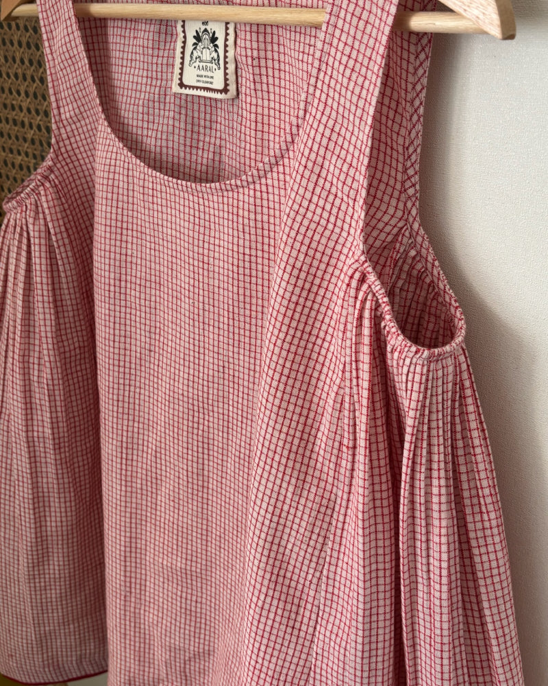 Red Check Co ord Set